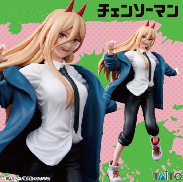 Chainsaw Man Power & Makima Figure Set TAITO Prize Anime Figures Japan Exclusive