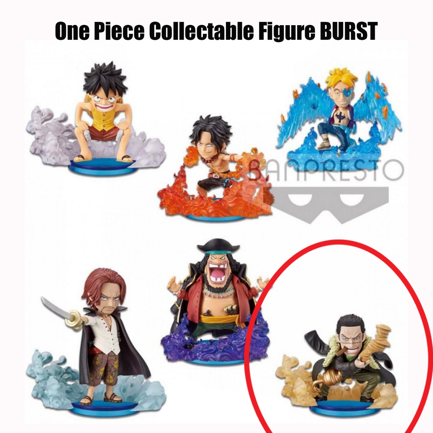ONE PIECE WCF Crocodile World Collectable Figure Burst Japan Banprest
