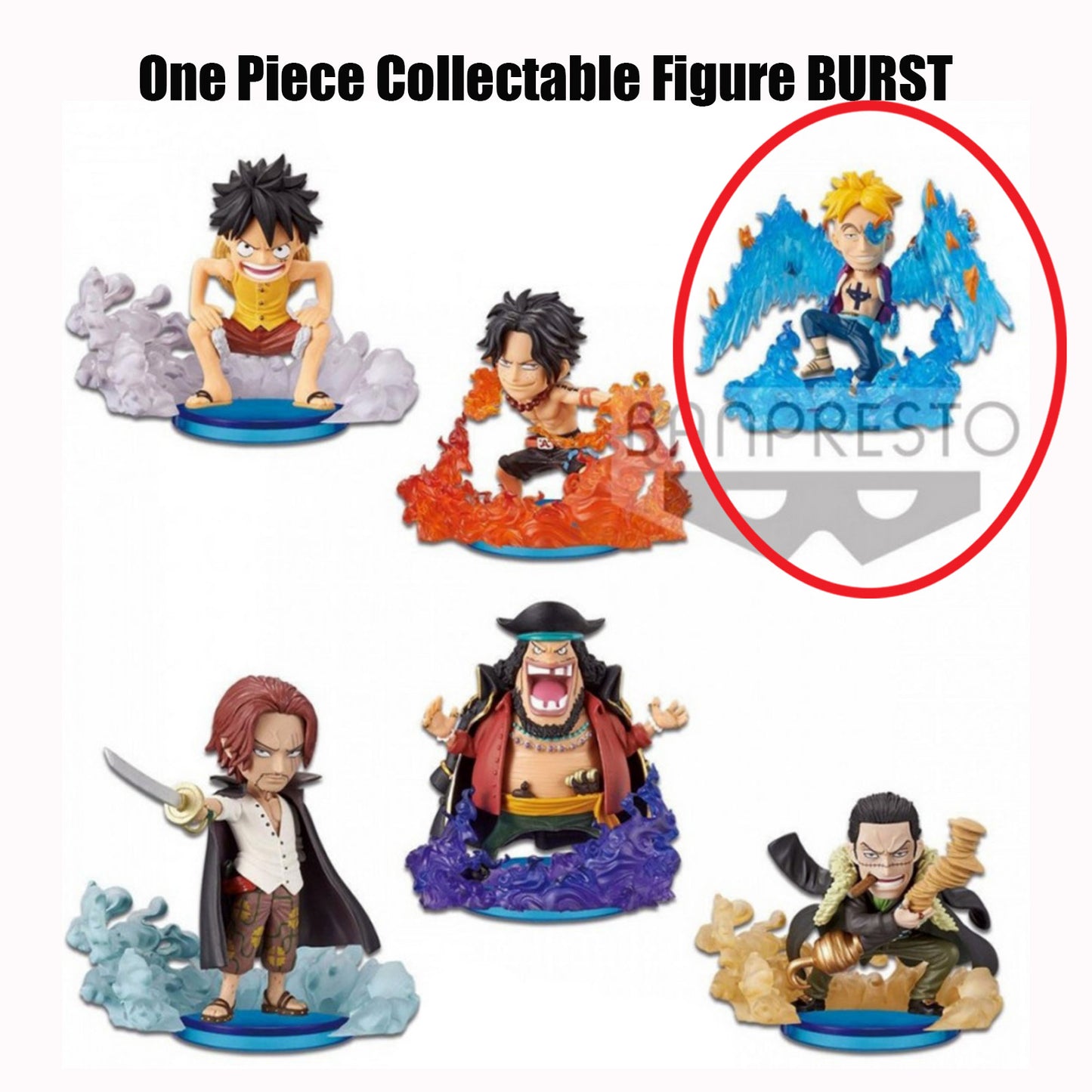 ONE PIECE WCF Marco World Collectable Figure Burst Japan Banprest Toy Sealed