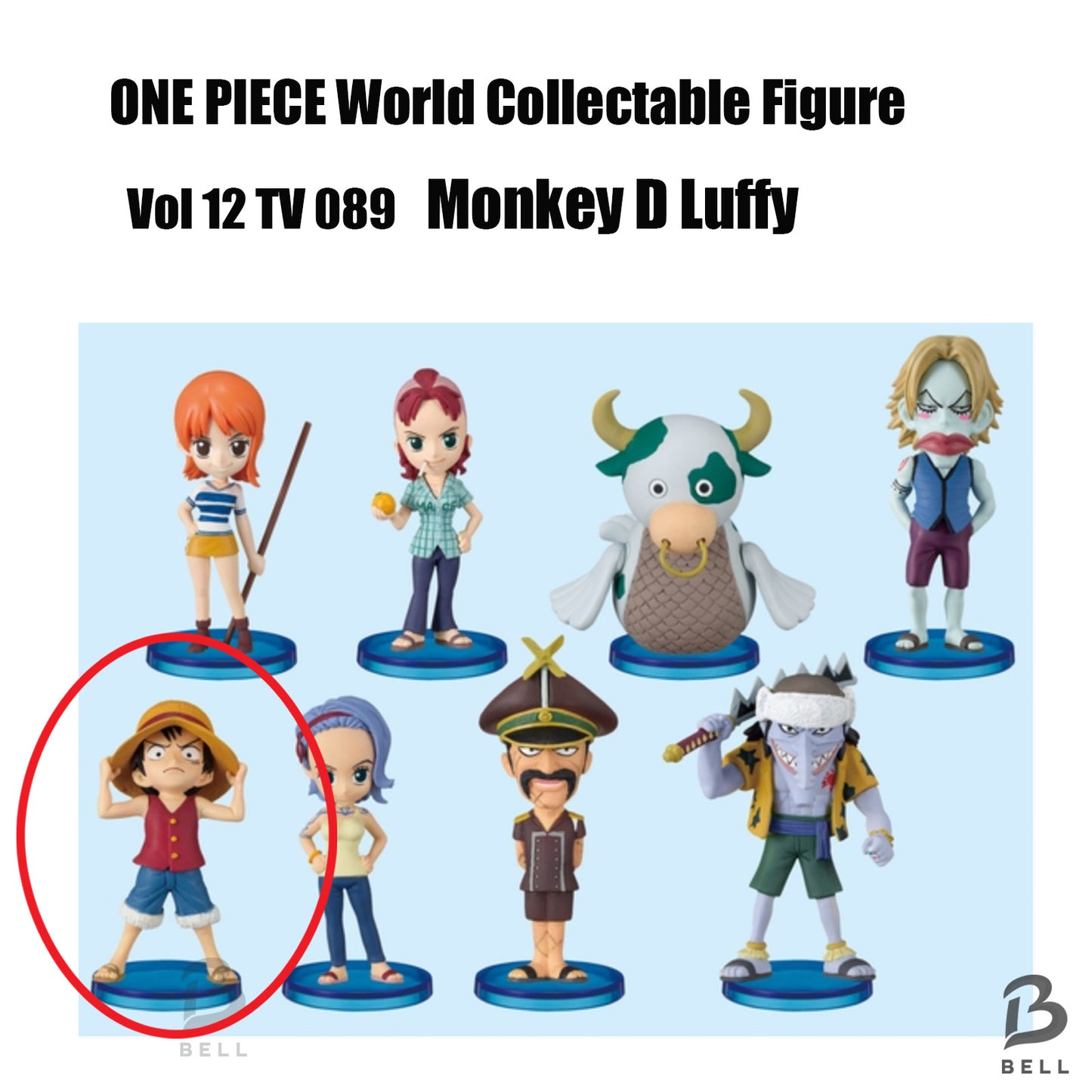 ONE PIECE World Collectable Figure Vol 12 TV 089 Monkey D Luffy WCF Japan