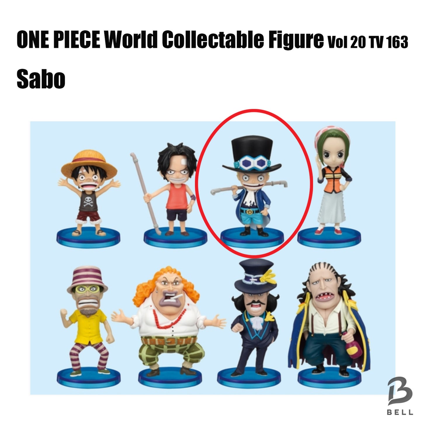 ONE PIECE Sabo World Collectable Figure Vol 20 TV 163 Japan anime WCF new Toy