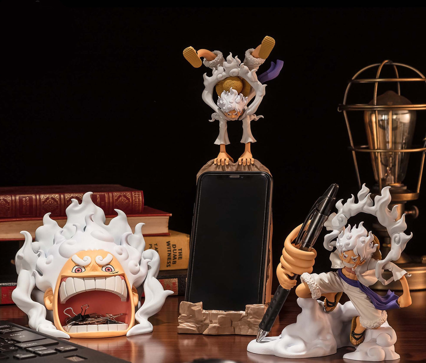 One Piece Figure Fig Life! Monkey D Luffy Gear 5 Anime figure Japan Set of 2 new