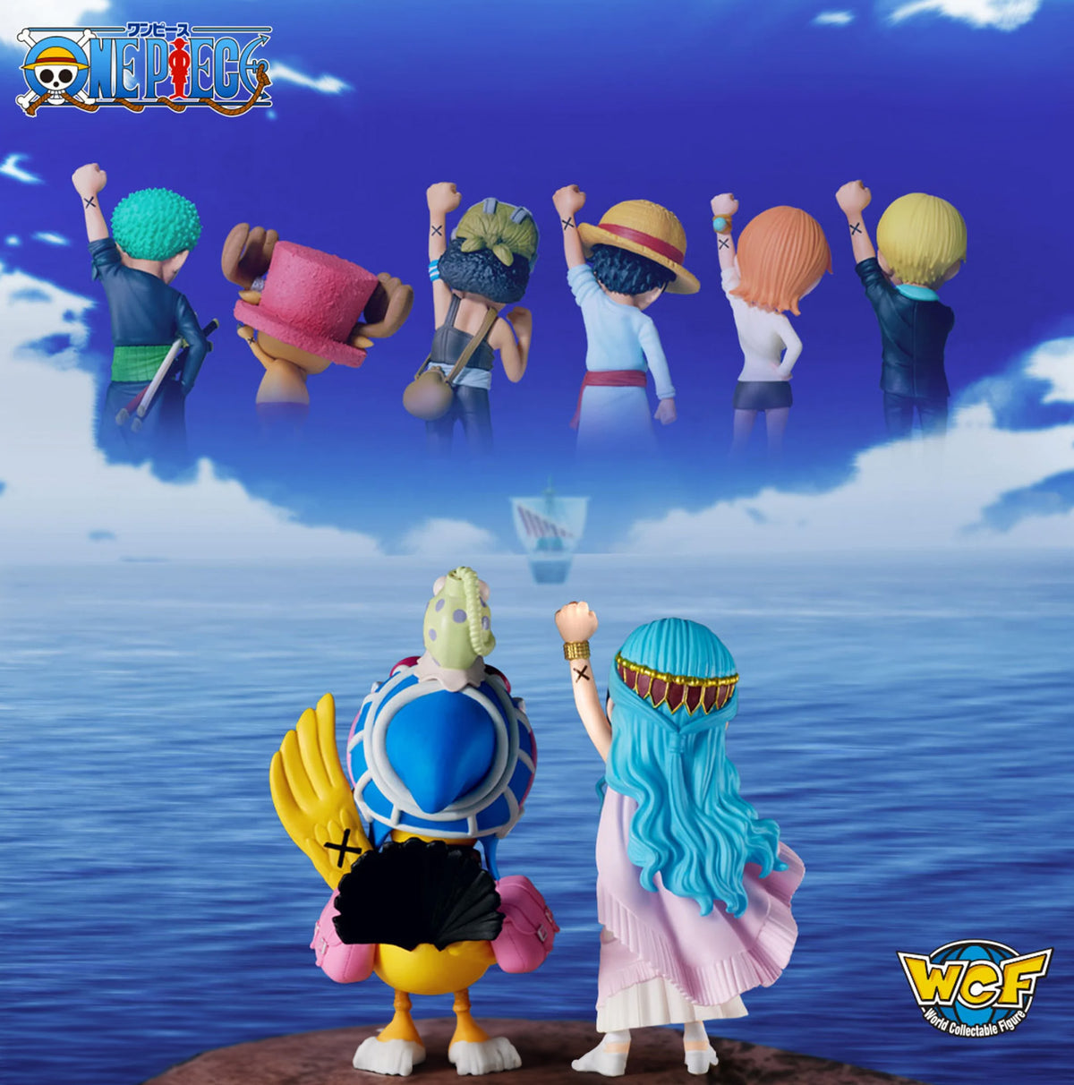 ONE PIECE WCF Log Stories Luffy, Vivi & Karoo Figure Set of 2 - Banpresto