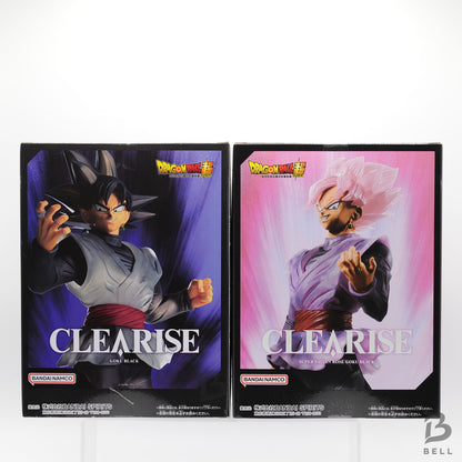 Dragon Ball Super Figure Goku Balck Super Saiyan Rose Clearise Banpresto Set of2