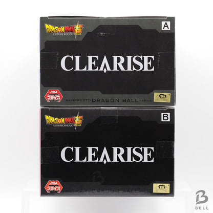 Dragon Ball Super Figure Goku Balck Super Saiyan Rose Clearise Banpresto Set of2