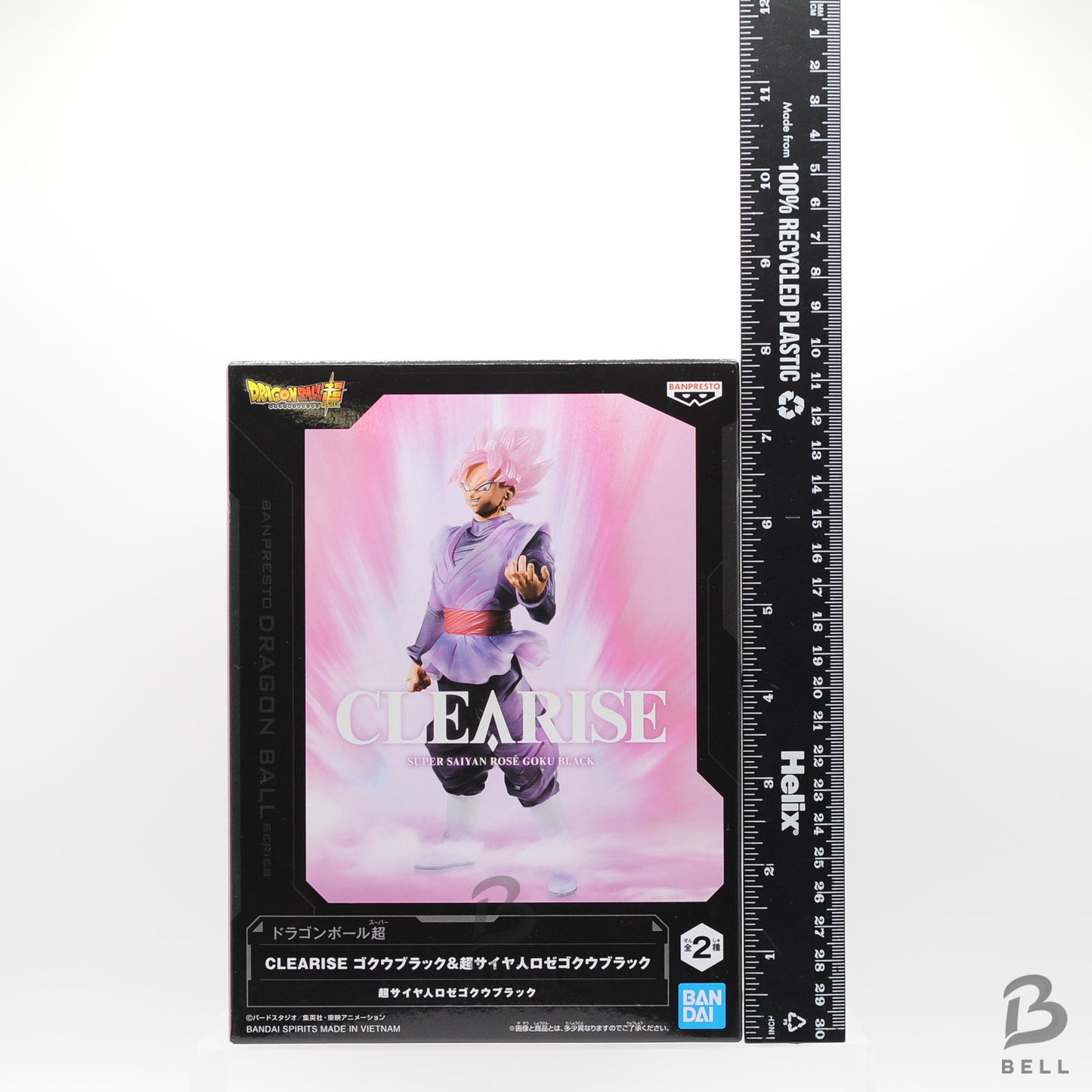 Dragon Ball Super Figure Goku Balck Super Saiyan Rose Clearise Banpresto Set of2