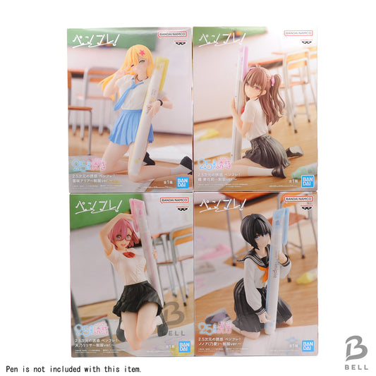 2.5D Seduction PenFure! Set of 4: Ririsa, Mikari, Aria, Nonoa Figures JAPAN BNIB