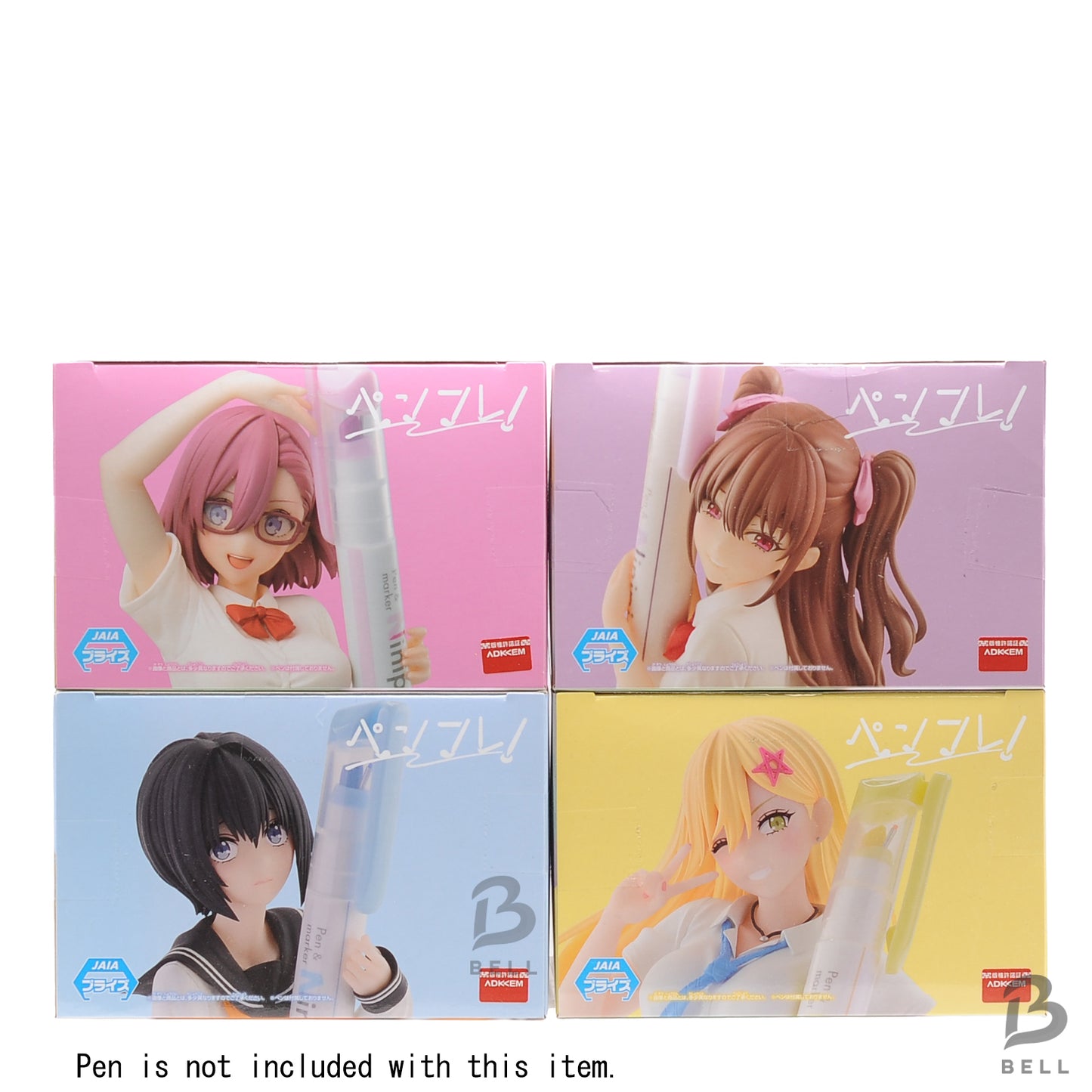 2.5D Seduction PenFure! Set of 4: Ririsa, Mikari, Aria, Nonoa Figures JAPAN BNIB