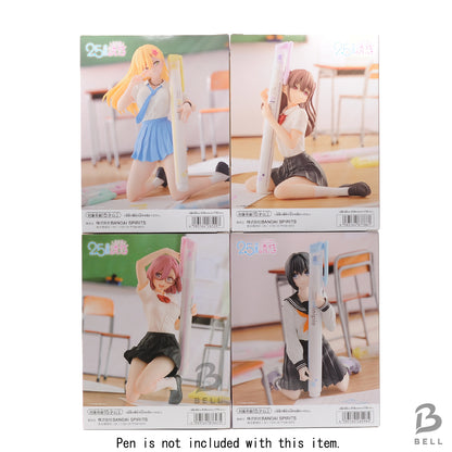 2.5D Seduction PenFure! Set of 4: Ririsa, Mikari, Aria, Nonoa Figures JAPAN BNIB