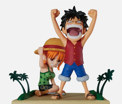 One Piece figure lot Log Stories Luffy Arlong Nami Usopp World Collectable New