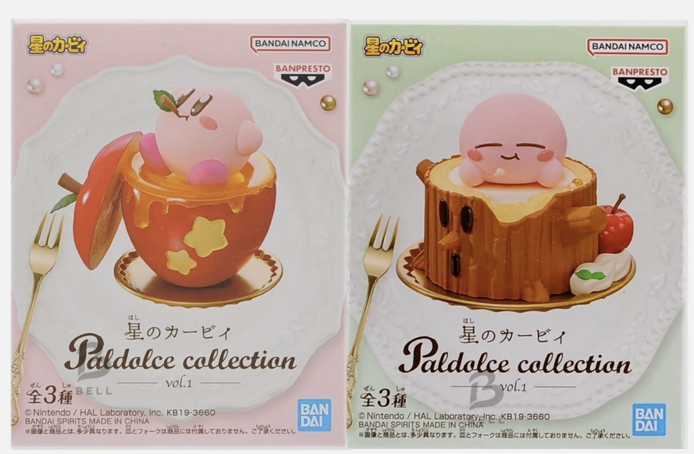Kirby of the Stars figure Paldolce Collection Vol.1A & B set of 2 -Kirby's  BNIB