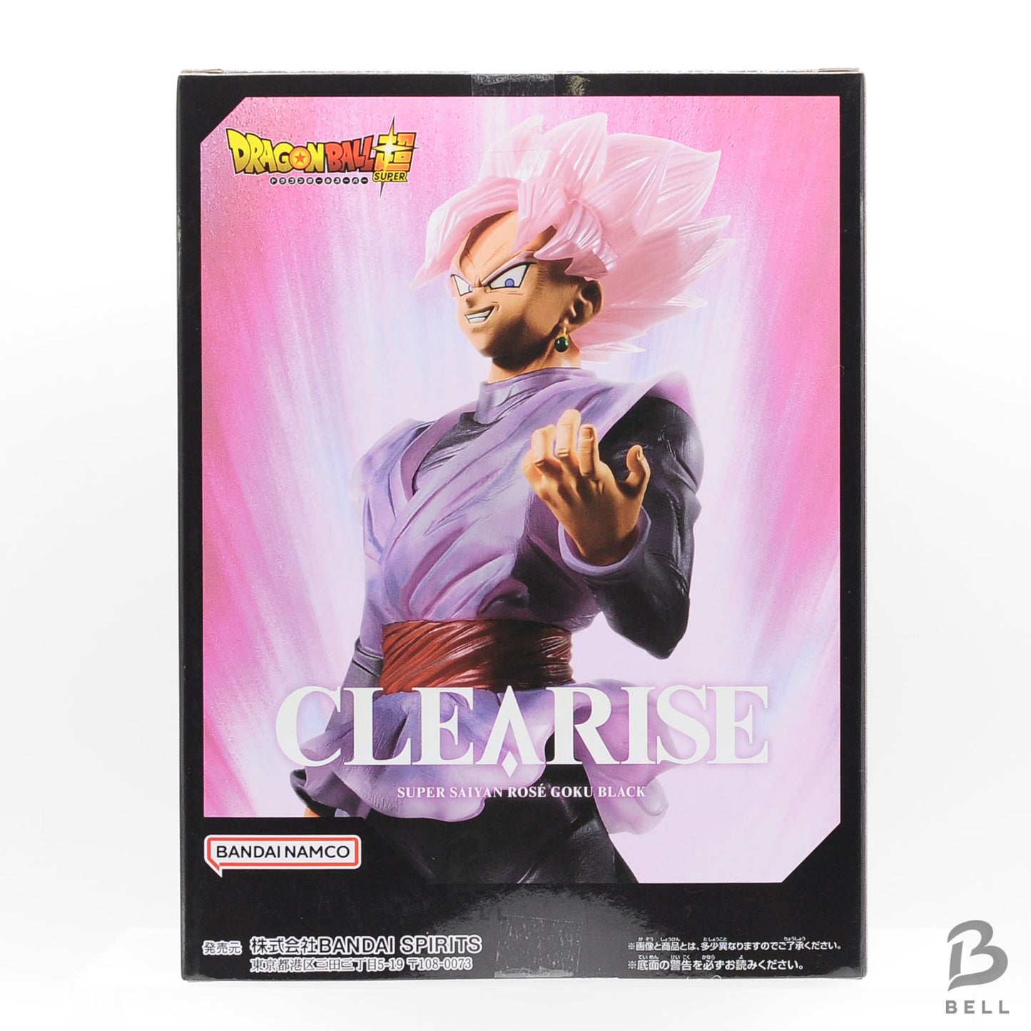 Dragon Ball Super Figure Goku Balck Super Saiyan Rose Clearise Banpresto Set of2