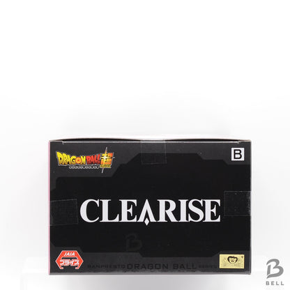 Dragon Ball Super Figure Goku Balck Super Saiyan Rose Clearise Banpresto Set of2