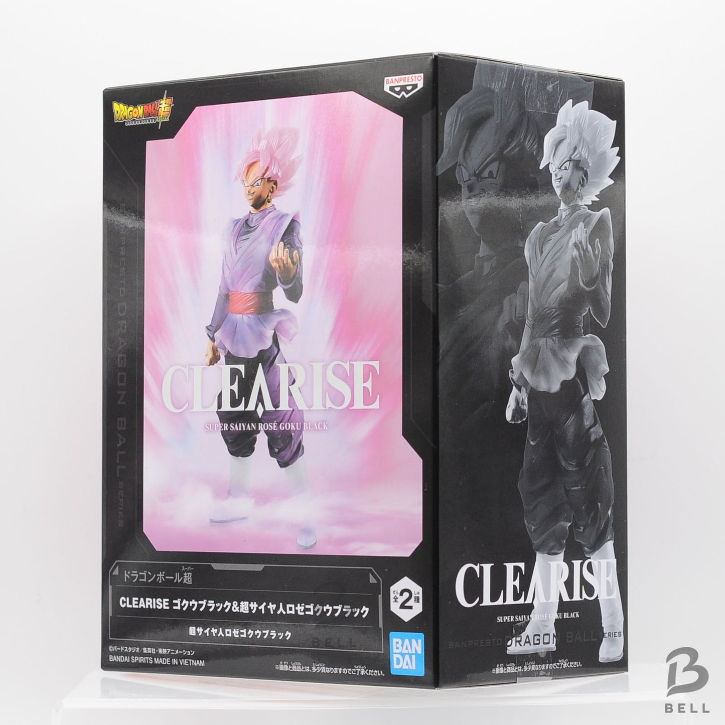 Dragon Ball Super Figure Goku Balck Super Saiyan Rose Clearise Banpresto Set of2