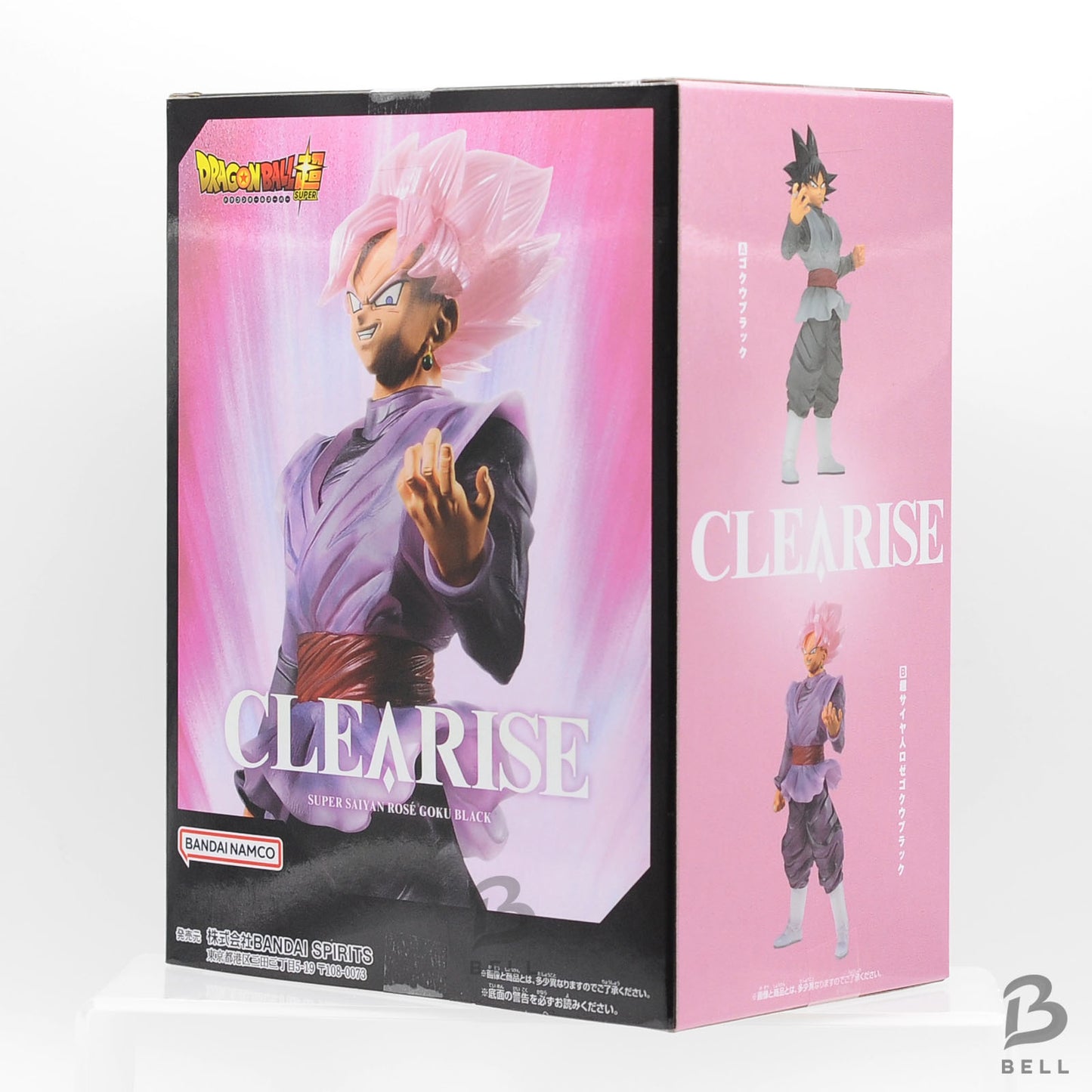 Dragon Ball Super Figure Goku Balck Super Saiyan Rose Clearise Banpresto Set of2