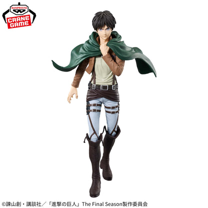 Attack on Titan Grandista  Eren Yeager & Levi Figure Set by Banpresto Japan JP