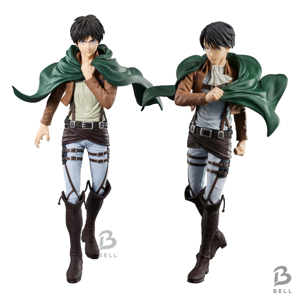 Attack on Titan Grandista  Eren Yeager & Levi Figure Set by Banpresto Japan JP