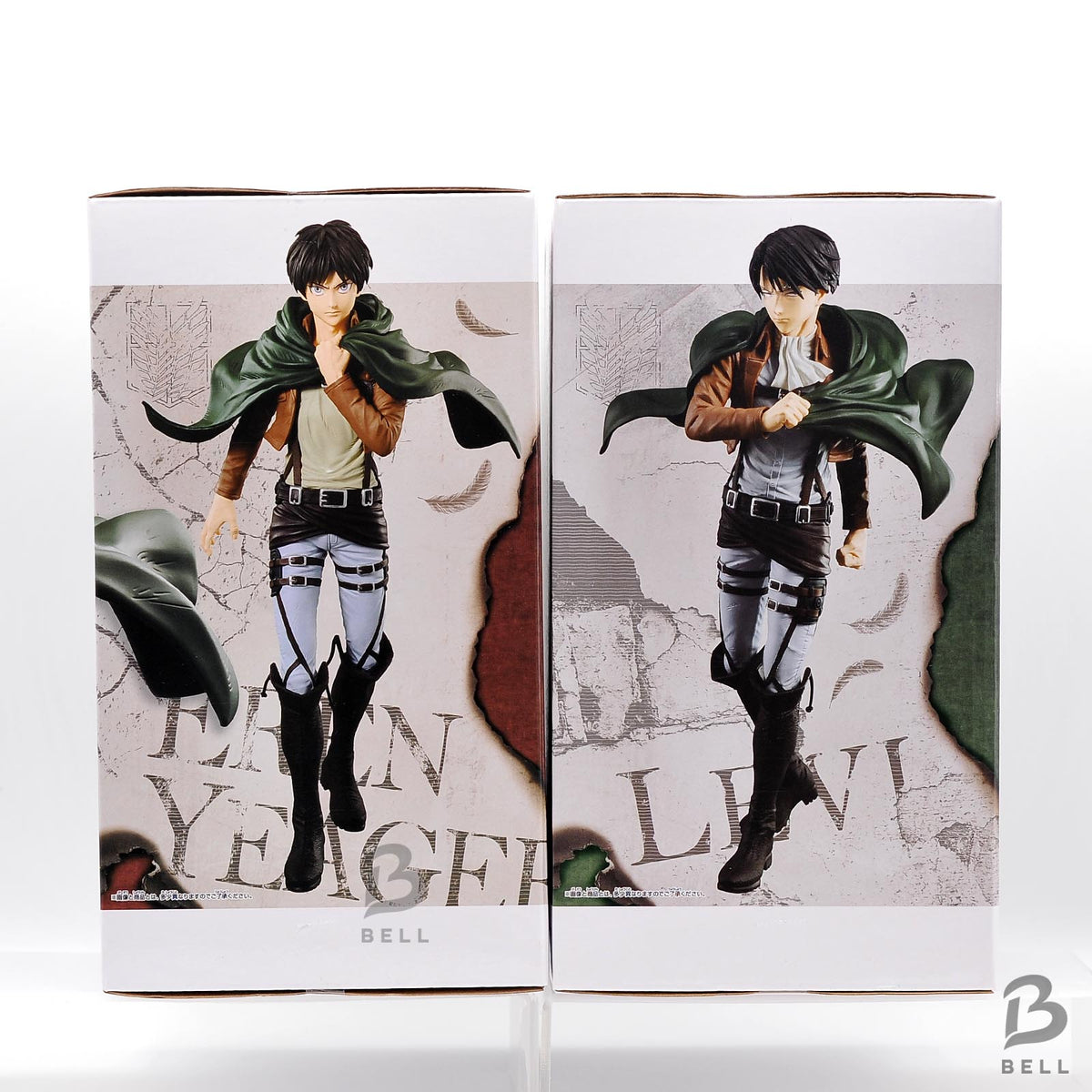 Attack on Titan Grandista  Eren Yeager & Levi Figure Set by Banpresto Japan JP