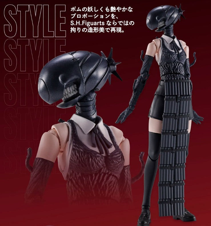 BANDAI S.H.Figuarts Chainsaw Man Bomb Devil Reze Action Figure TAMASHII NATIONS