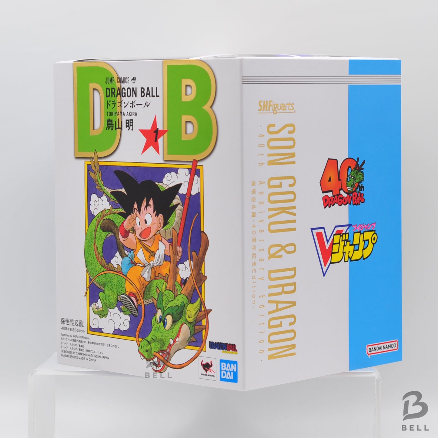 RARE BANDAI V Jump S.H.Figuarts SON GOKU & Dragon Shenron 40th Anniversary New