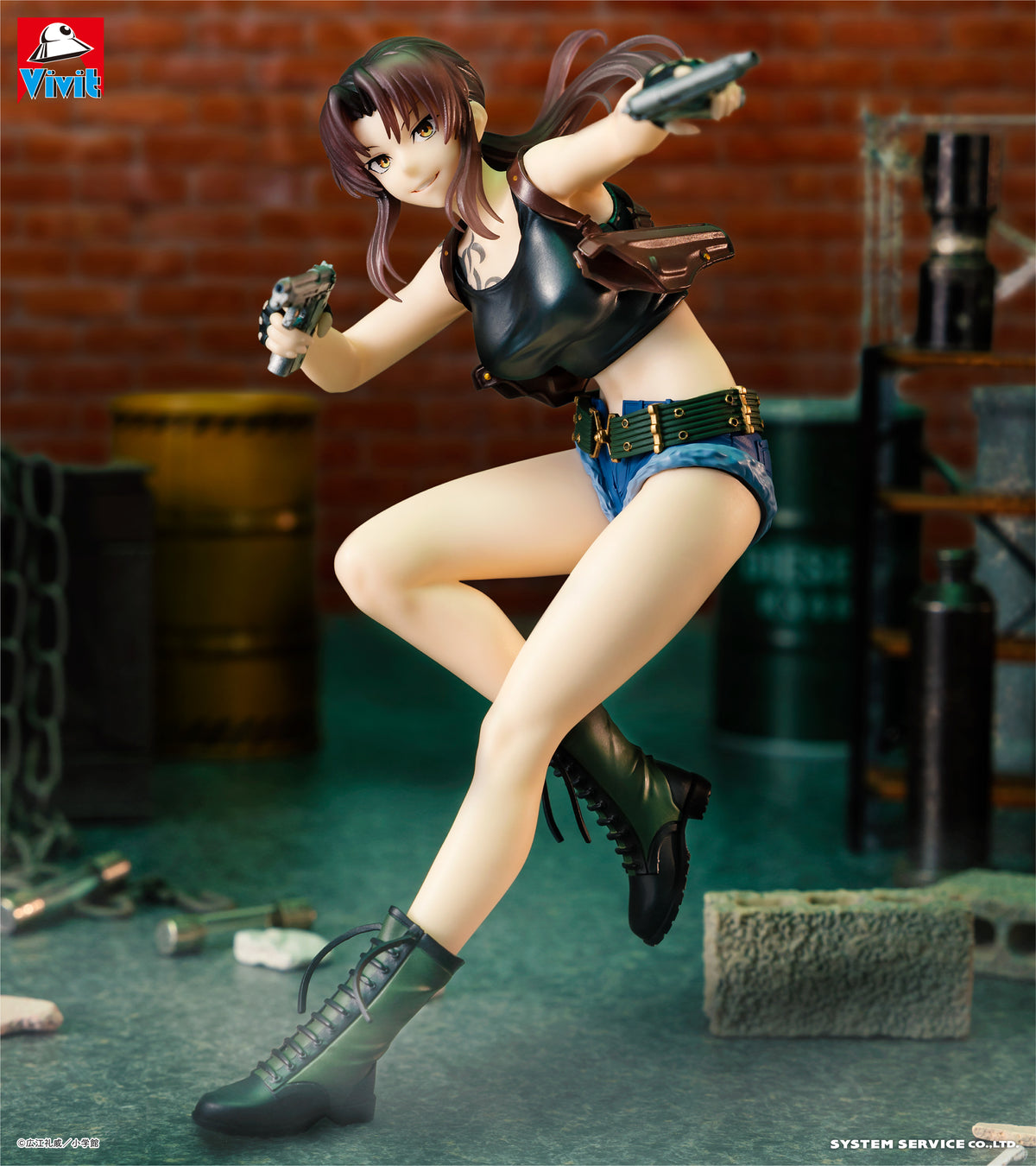 BLACK LAGOON Vivit Figure Revy Anime Rare Collectible Authentic Japan New Sealed