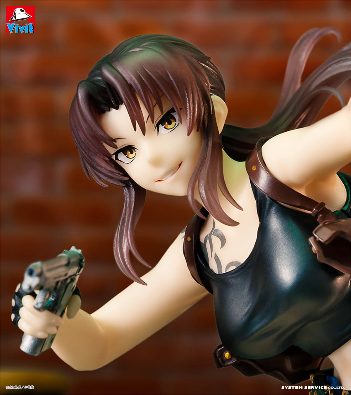 BLACK LAGOON Vivit Figure Revy Anime Rare Collectible Authentic Japan New Sealed