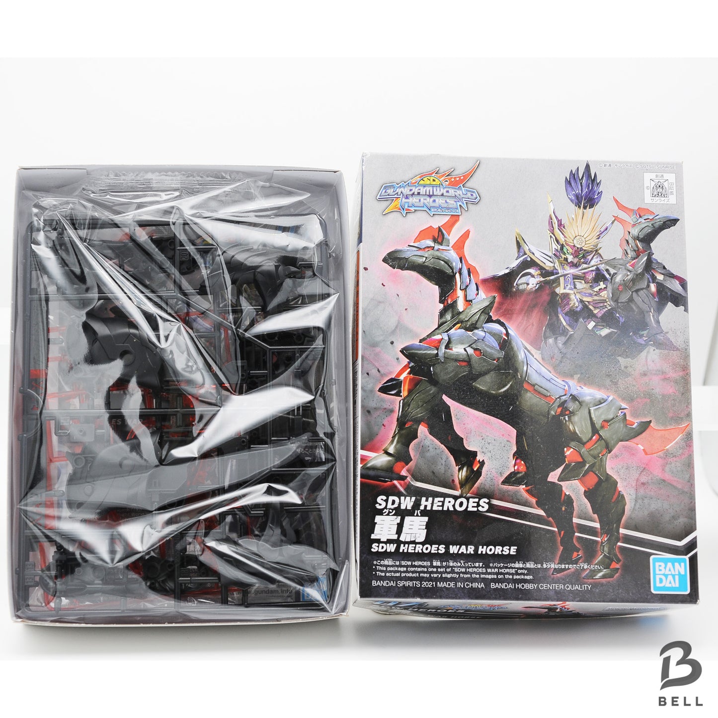Bandai Hobby SDW Gundam World Heroes War Horse SD Model Kit Japan Anime Toy New