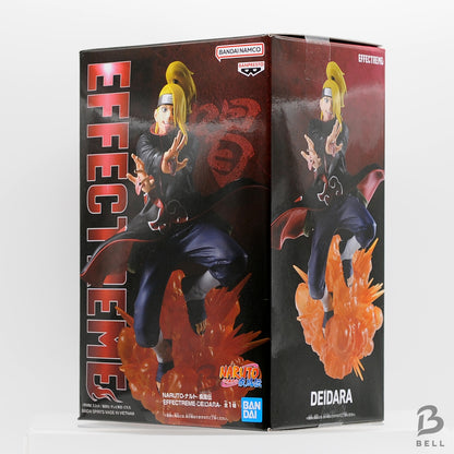 Angled front and side view of the Banpresto Naruto Shippuden EFFECTREME Deidara box