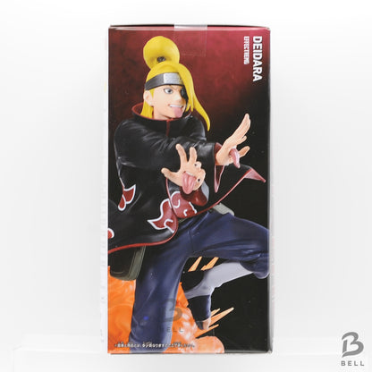 Side panel of the EFFECTREME Deidara box showing his face and outstretched hands