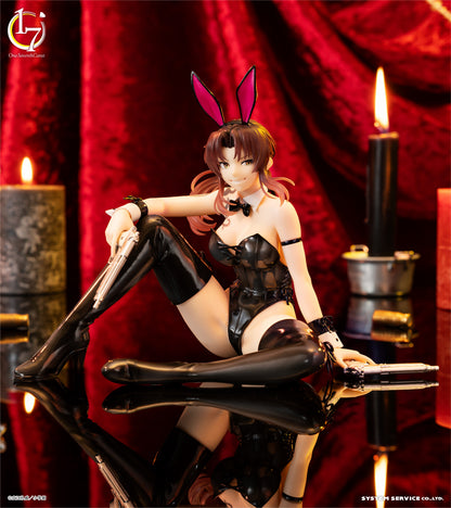 Black Lagoon Revy One-Seventh Carat Bunny Ver Figure System Service Anime JP New