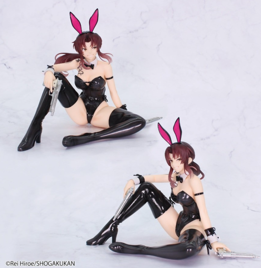 Black Lagoon Revy One-Seventh Carat Bunny Ver Figure System Service Anime JP New