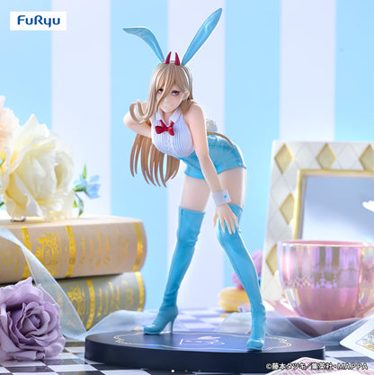 Chainsaw Man Bicute Bunnies Figure Power Light Blue Ver FuRyu Japan Anime BNIB