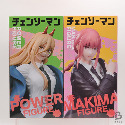 Chainsaw Man Power & Makima Figure Set TAITO Prize Anime Figures Japan Exclusive