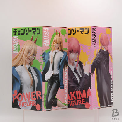 Chainsaw Man Power & Makima Figure Set TAITO Prize Anime Figures Japan Exclusive