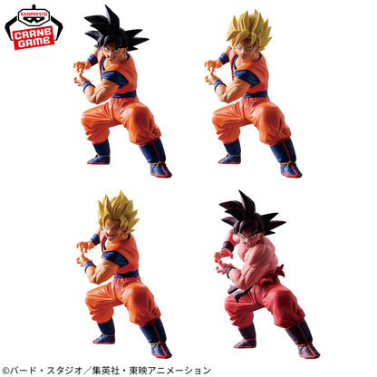 DRAGON BALL SPIRITFLICKS 01 Son Goku Banpresto Figure Toy Set of 4 Japan New