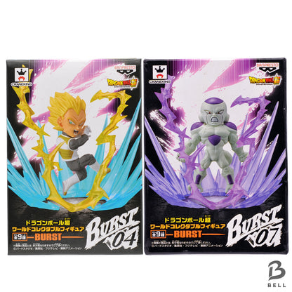 Dragon Ball Super WCF Burst Vegeta Vol 04 Frieza Vol 07 Figure Set Banpresto