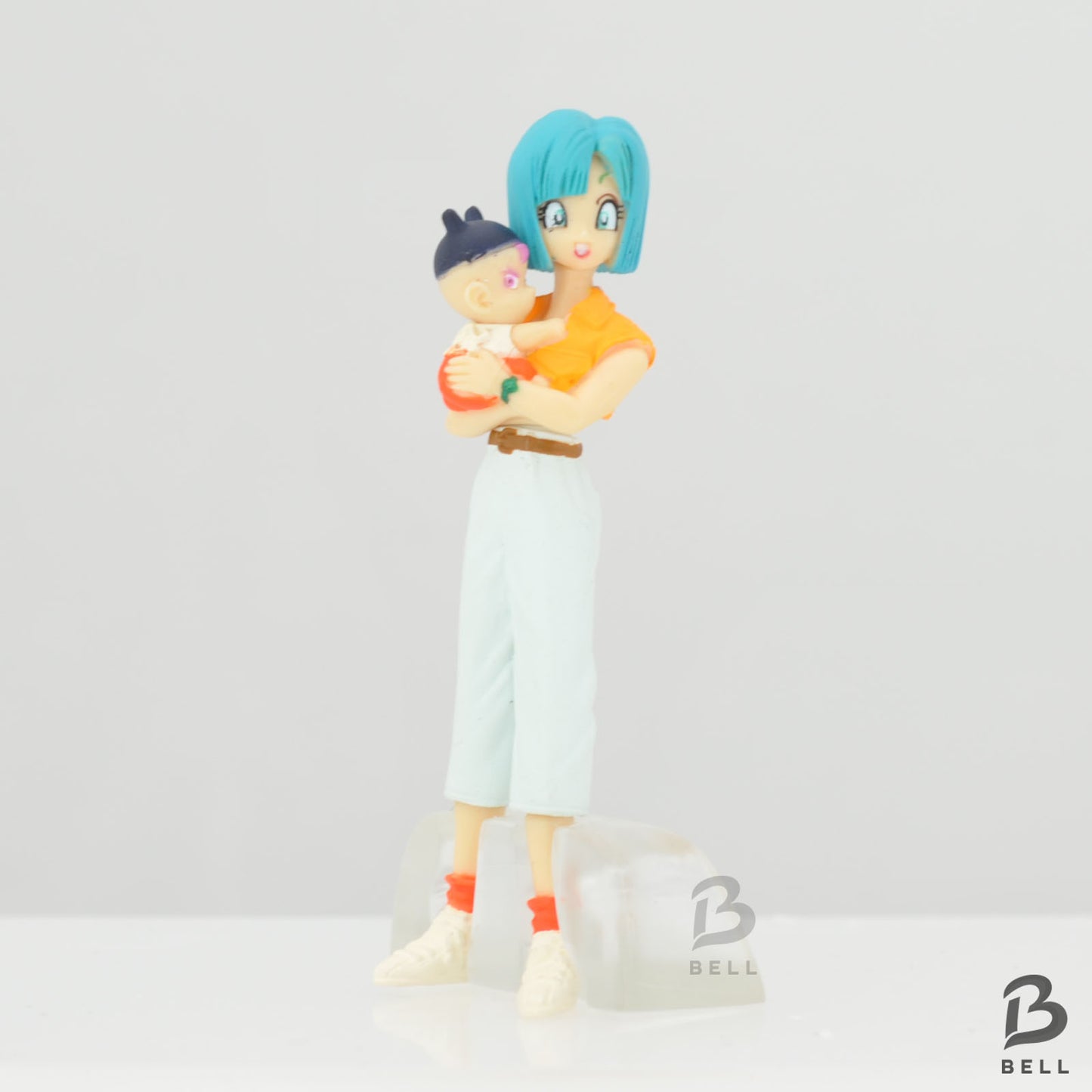Dragon Ball Z Bulma & Trunks Anime Figure Gacha Gashapon HG 12 Japan Bandai Toy