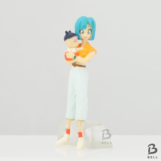 Dragon Ball Z Bulma & Trunks Anime Figure Gacha Gashapon HG 12 Japan Bandai Toy