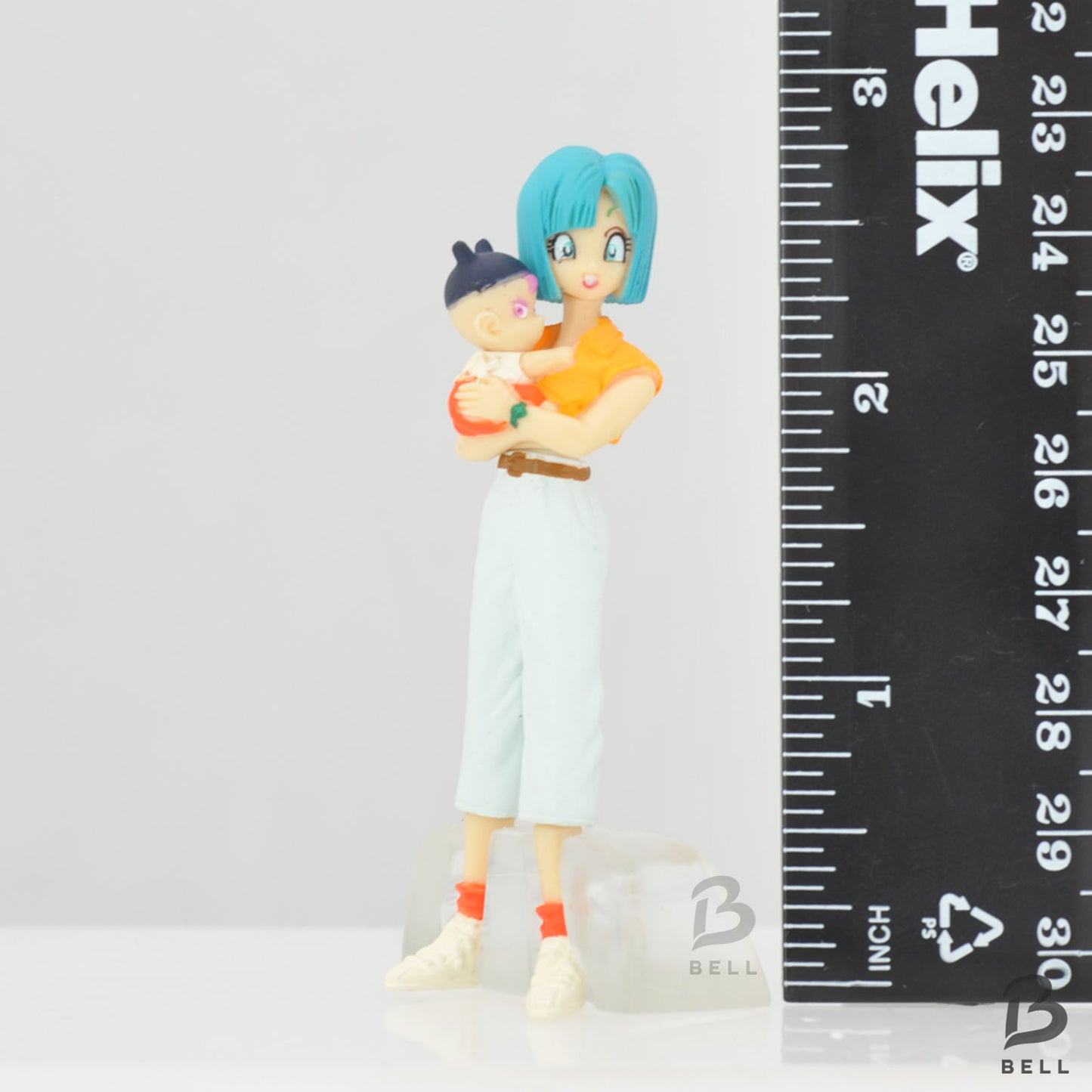 Dragon Ball Z Bulma & Trunks Anime Figure Gacha Gashapon HG 12 Japan Bandai Toy