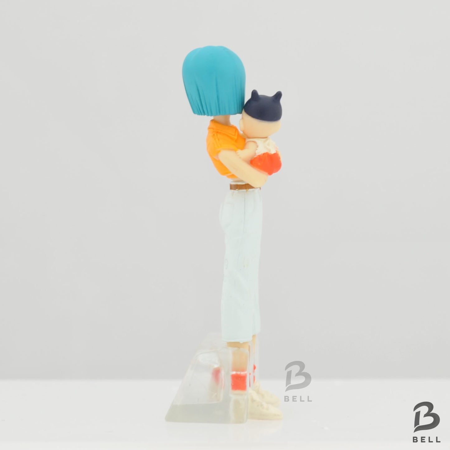 Dragon Ball Z Bulma & Trunks Anime Figure Gacha Gashapon HG 12 Japan Bandai Toy