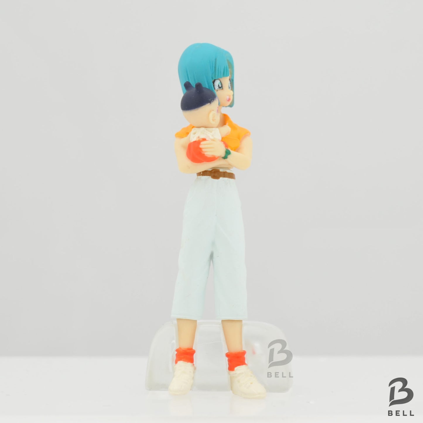 Dragon Ball Z Bulma & Trunks Anime Figure Gacha Gashapon HG 12 Japan Bandai Toy