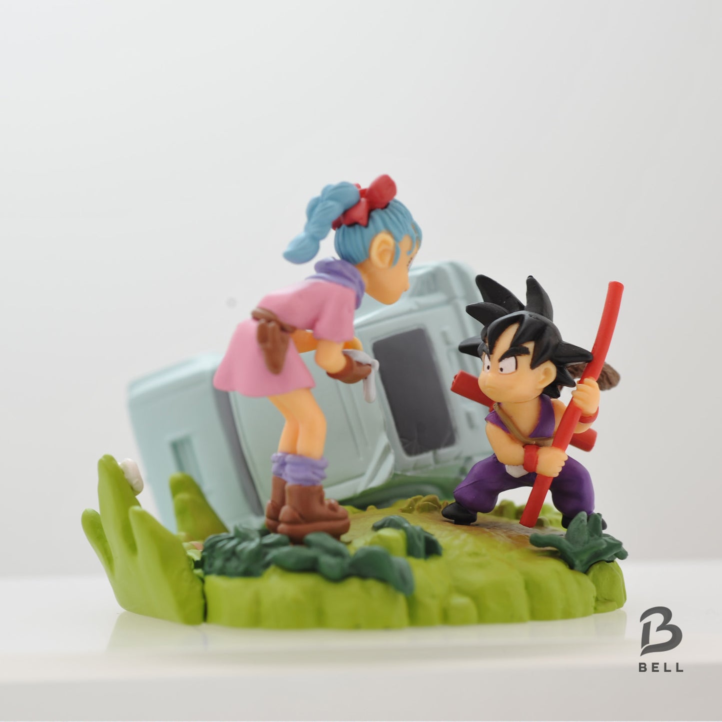 Dragon Ball Z Bulma Goku Capsule Collection Figure Toy MegaHouse Japan Anime