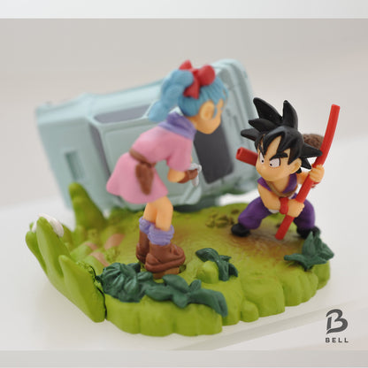 Dragon Ball Z Bulma Goku Capsule Collection Figure Toy MegaHouse Japan Anime