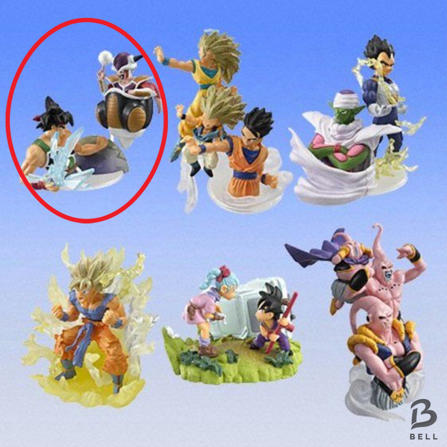 DRAGON BALL Z SON GOKU vs FRIEZA Capsule Collection Figure Gacha MegaHouse Japan