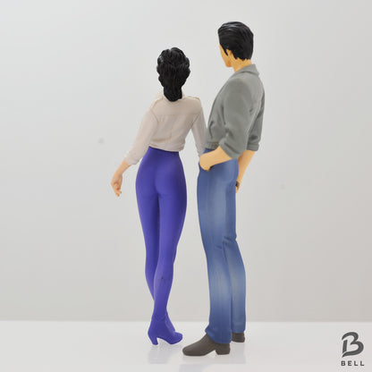 CITY HUNTER RYO SAEBA & KAORI MAKIMURA FIGURE STATUE NEW Japan anime SUNRISE