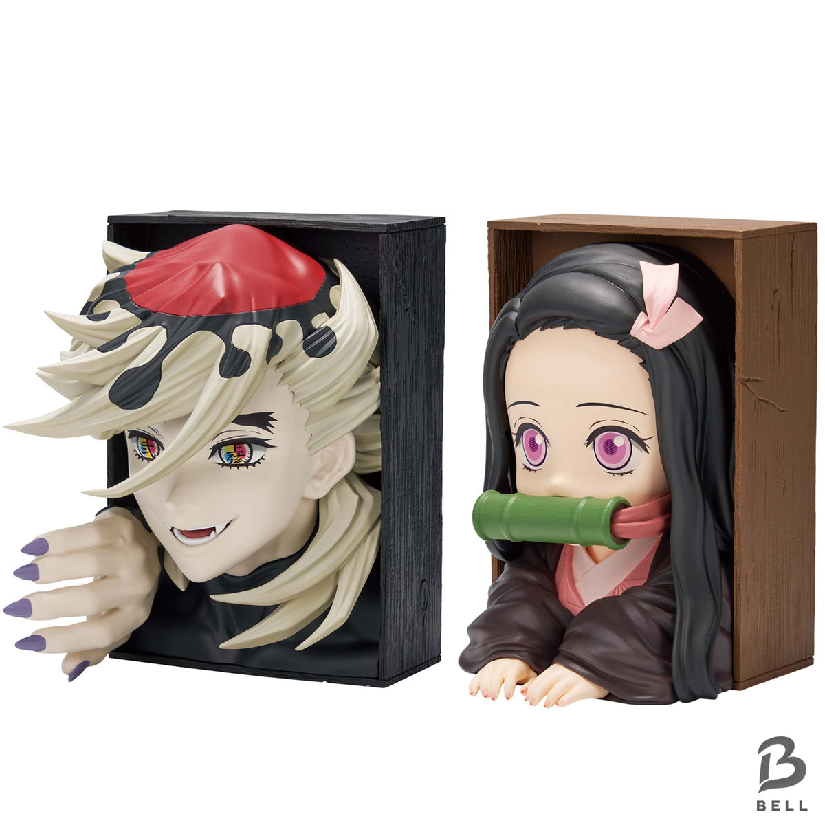 Demon Slayer Kimetsu no Yaiba HYOKOFIG Nezuko Kamado & Doma Figure Set Banpresto