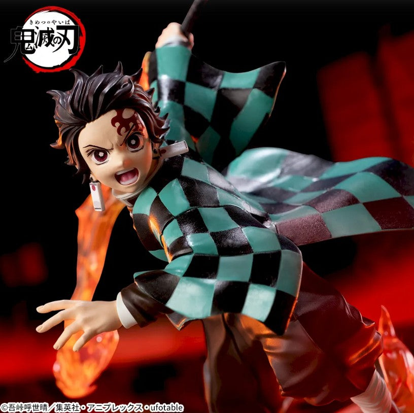 Demon Slayer kimetsu XrossLink Figure 3pc Set Tanjiro Giyu Akaza Infinity Castle