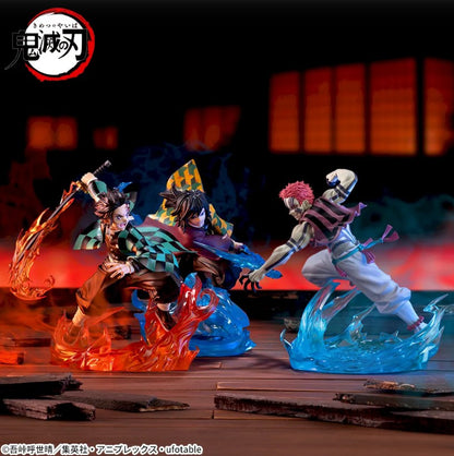 Demon Slayer kimetsu XrossLink Figure 3pc Set Tanjiro Giyu Akaza Infinity Castle