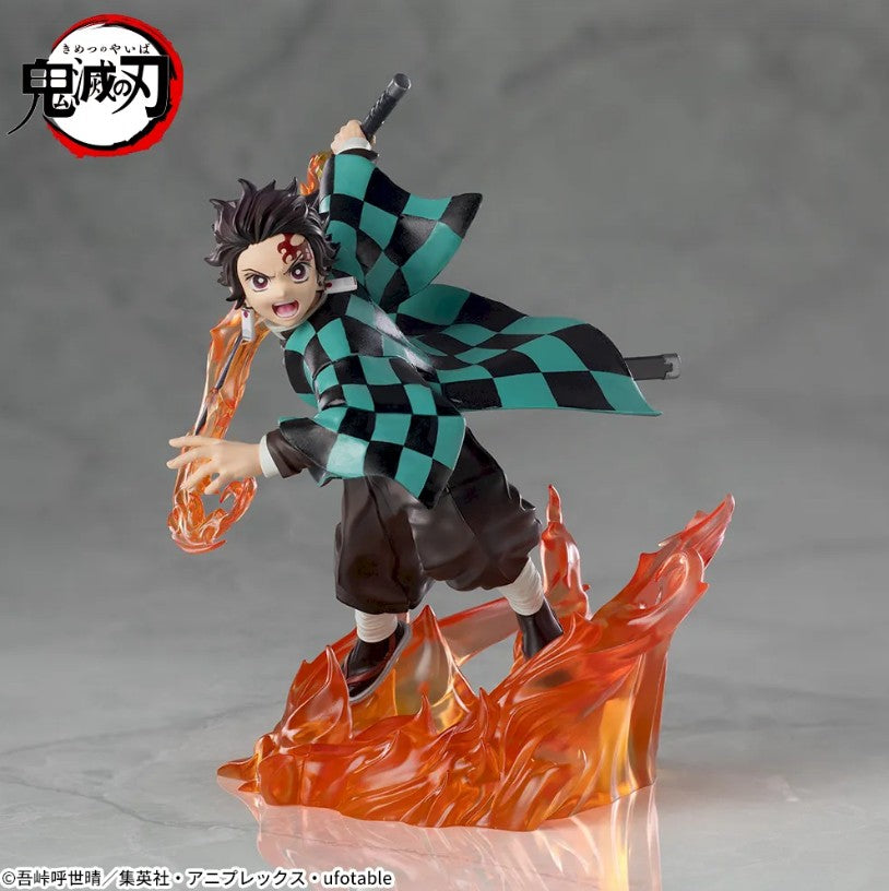 Demon Slayer kimetsu XrossLink Figure 3pc Set Tanjiro Giyu Akaza Infinity Castle