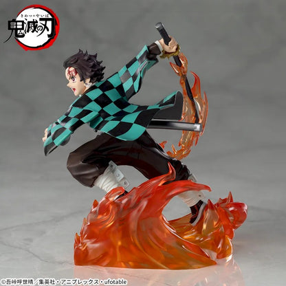 Demon Slayer kimetsu XrossLink Figure 3pc Set Tanjiro Giyu Akaza Infinity Castle